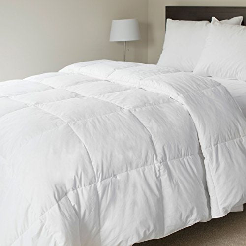 Bedford Homes 64A-10883 100 Percent Cotton Feather Down Blend Bedding Comforter - Twin Size