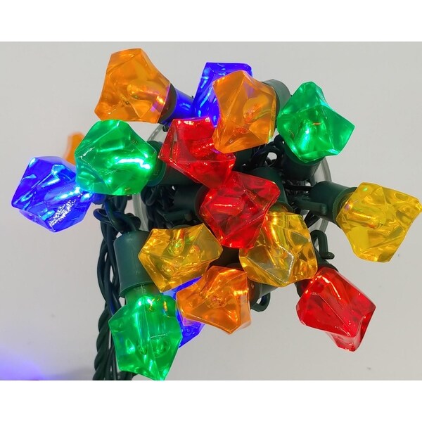 Rock Multi (Red，Blue，Yellow，Orange Green) LED Light String