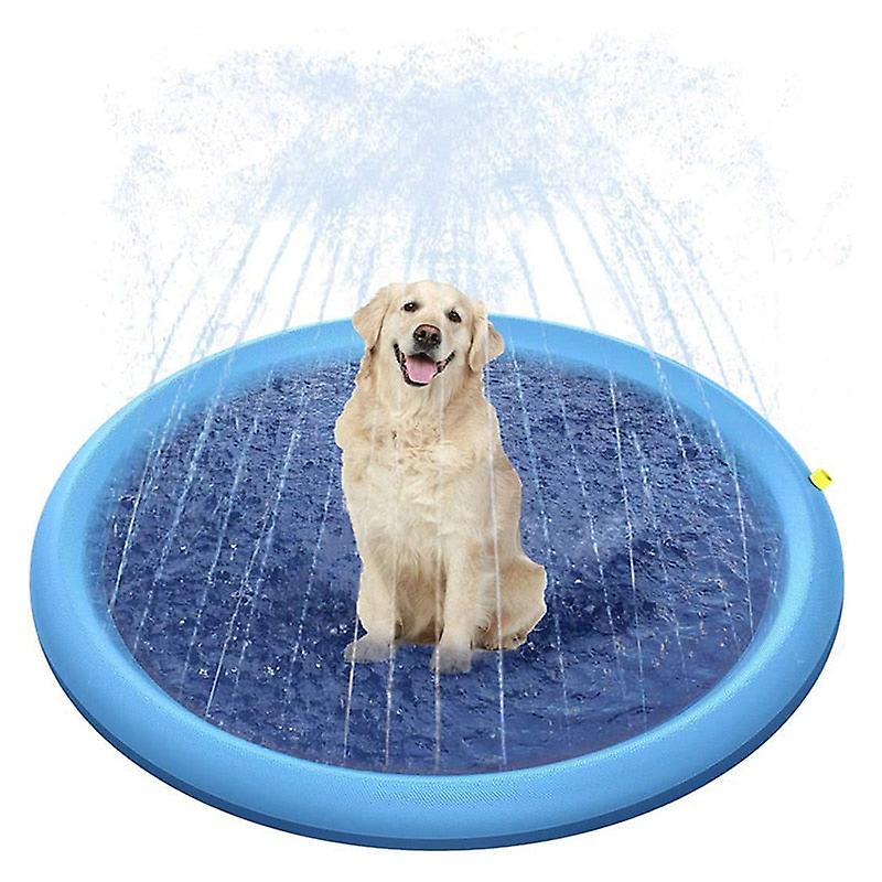 Summer cool dog inflatable water spray pad