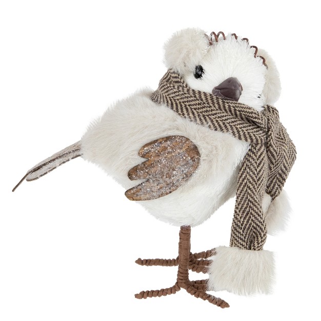 Winter Dressed Bird Tabletop Christmas Decoration