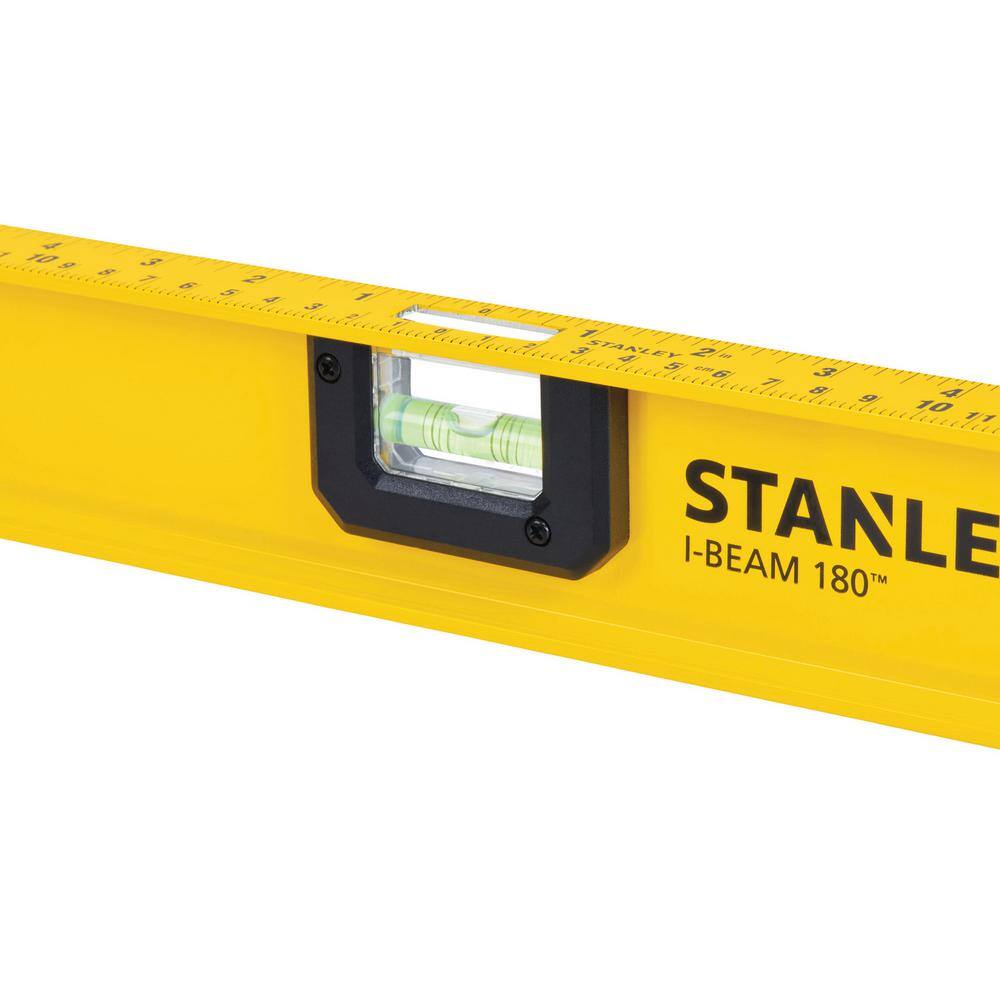 Stanley 48 in. Non-Magnetic 180 Aluminum I-Beam Level 42-328