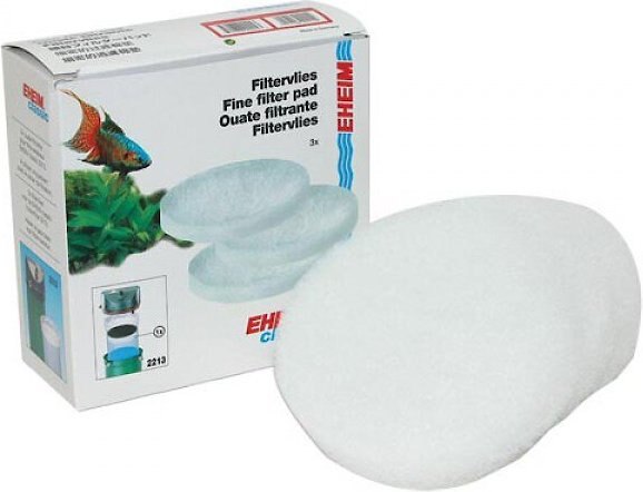 Eheim 2213 Canister Fine Filter Pads， 3 count