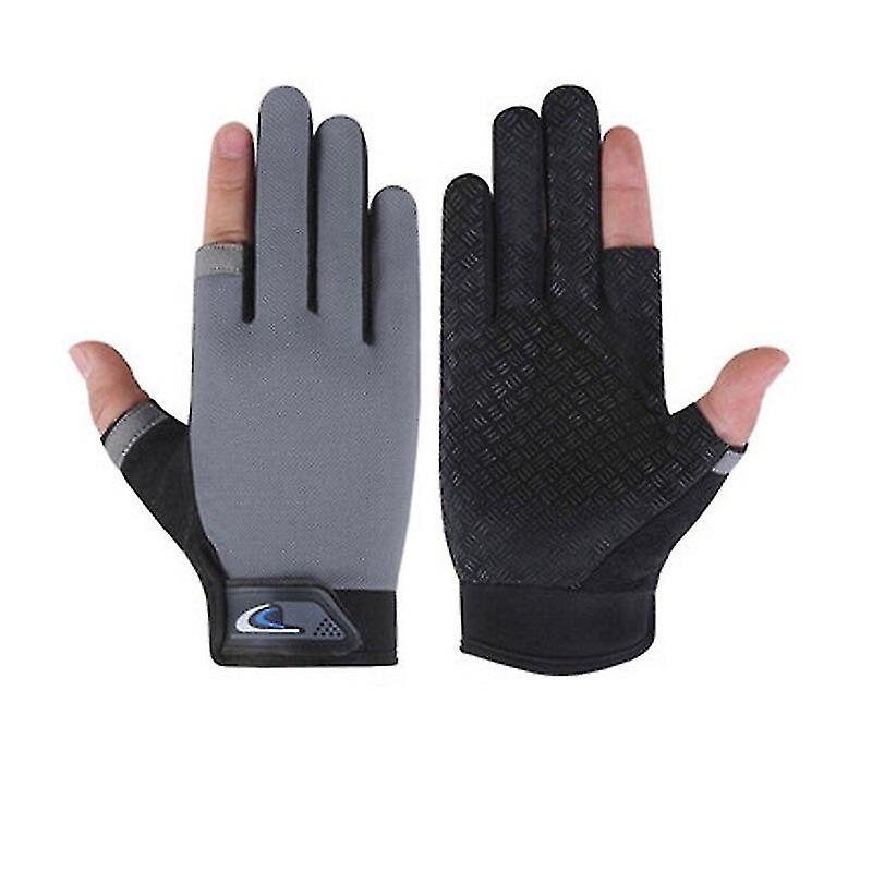 Winter Fishing Gloves 2 Finger Flip Waterproof Windproof Photograph Women Men Gloves Velvet Warm Pr