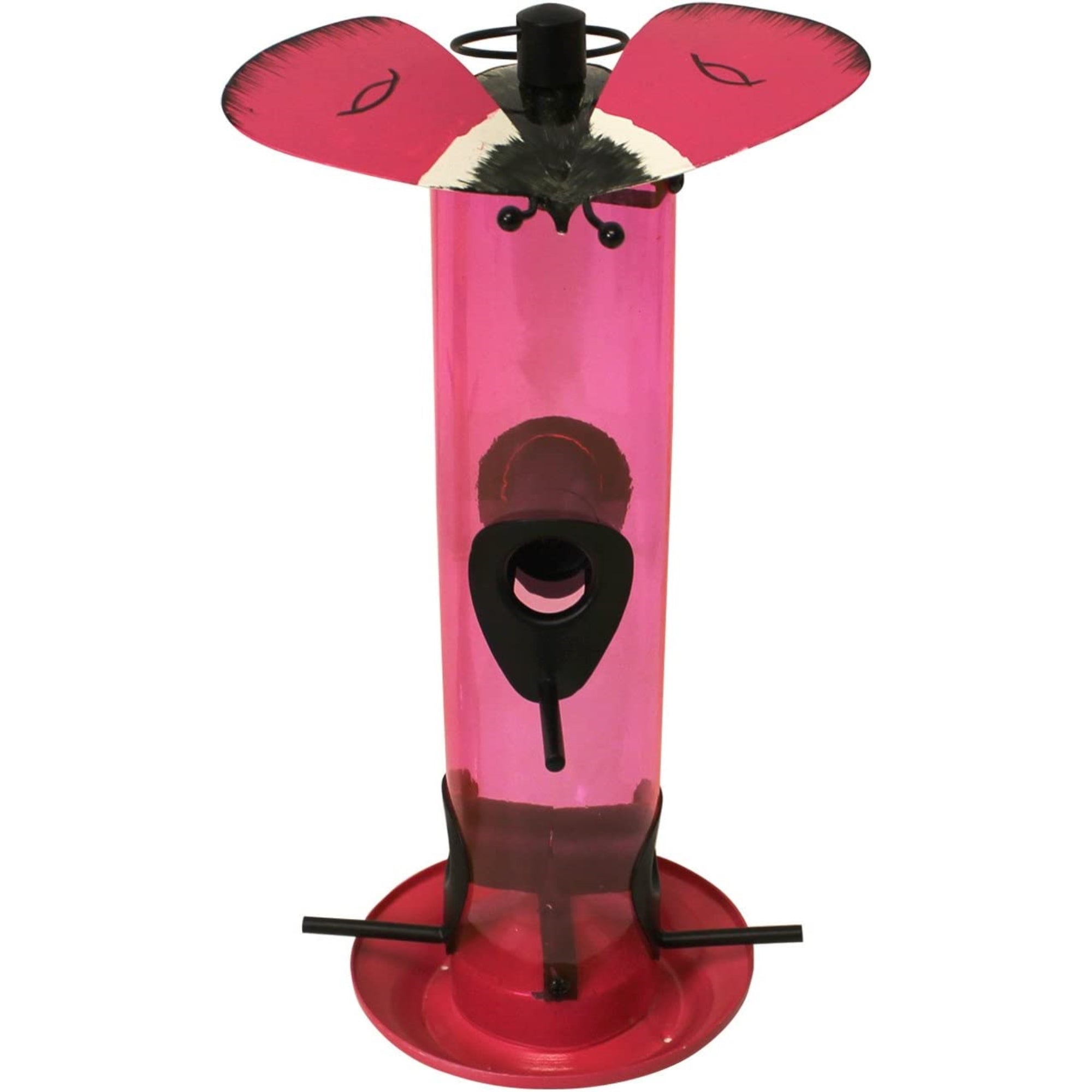 Heath Outdoor Products 21519 Gossamer Bird Tube Feeder， Pink