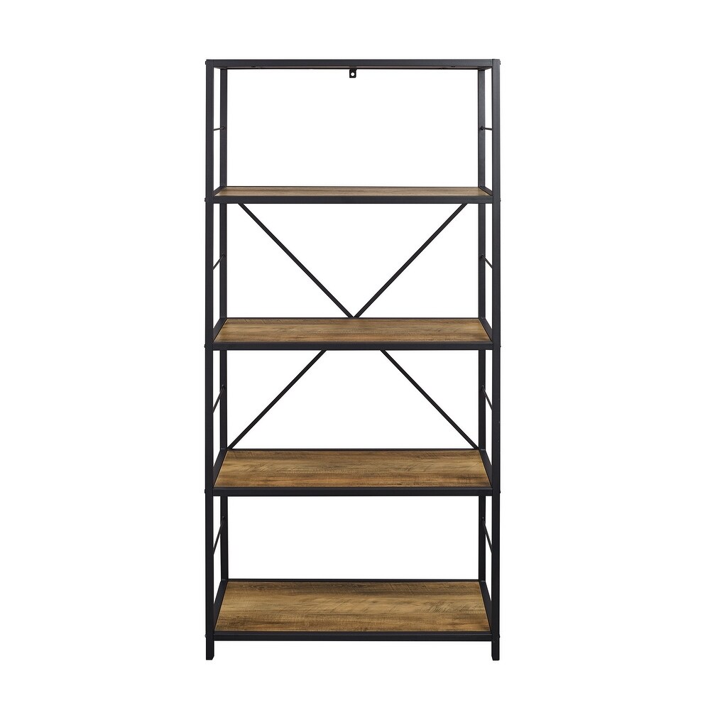 Middlebrook Designs Ora Industrial Rustic Bookshelf