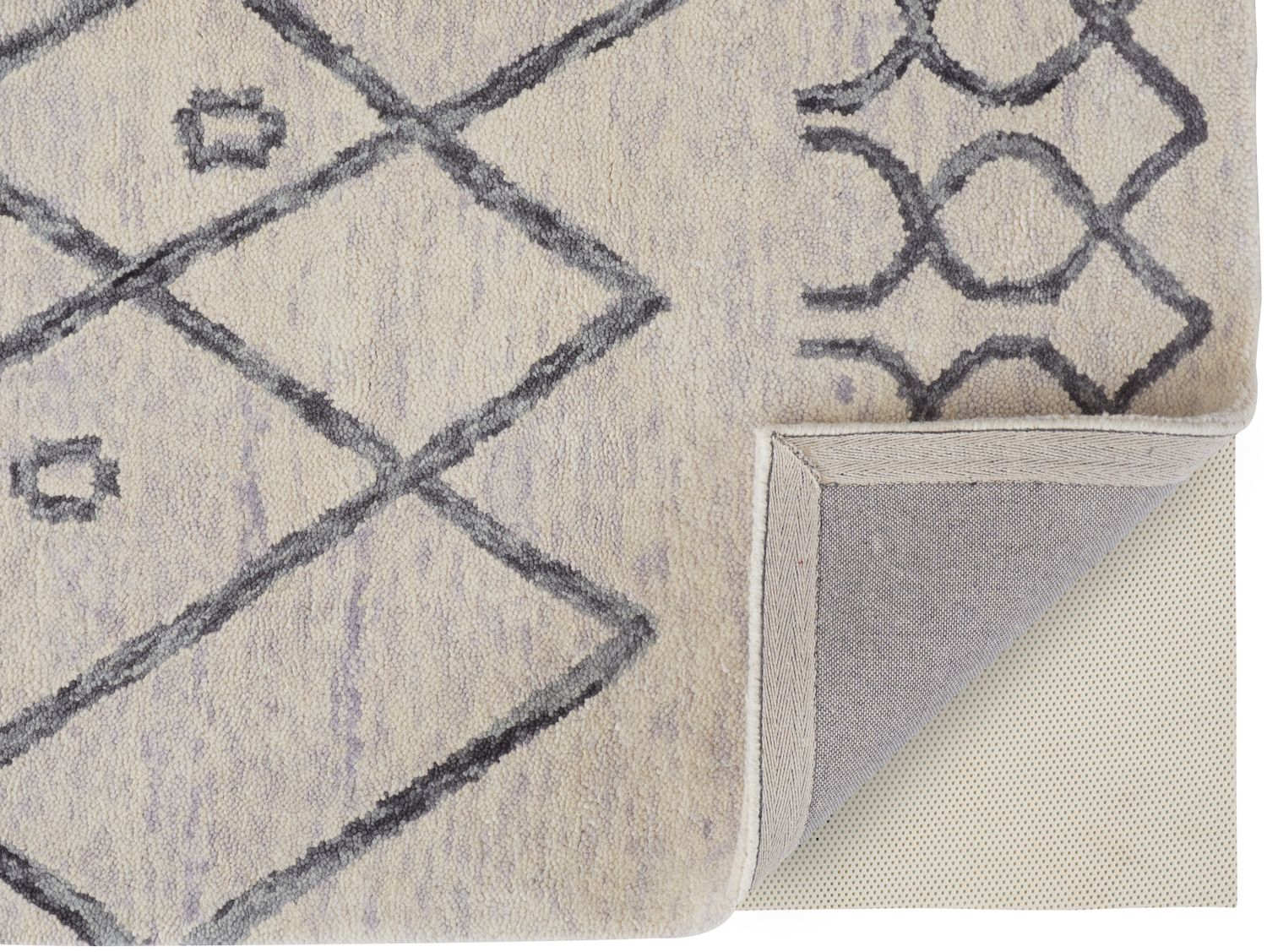 Quillan Hand Tufted Beige and Gray Rug by BD Fine