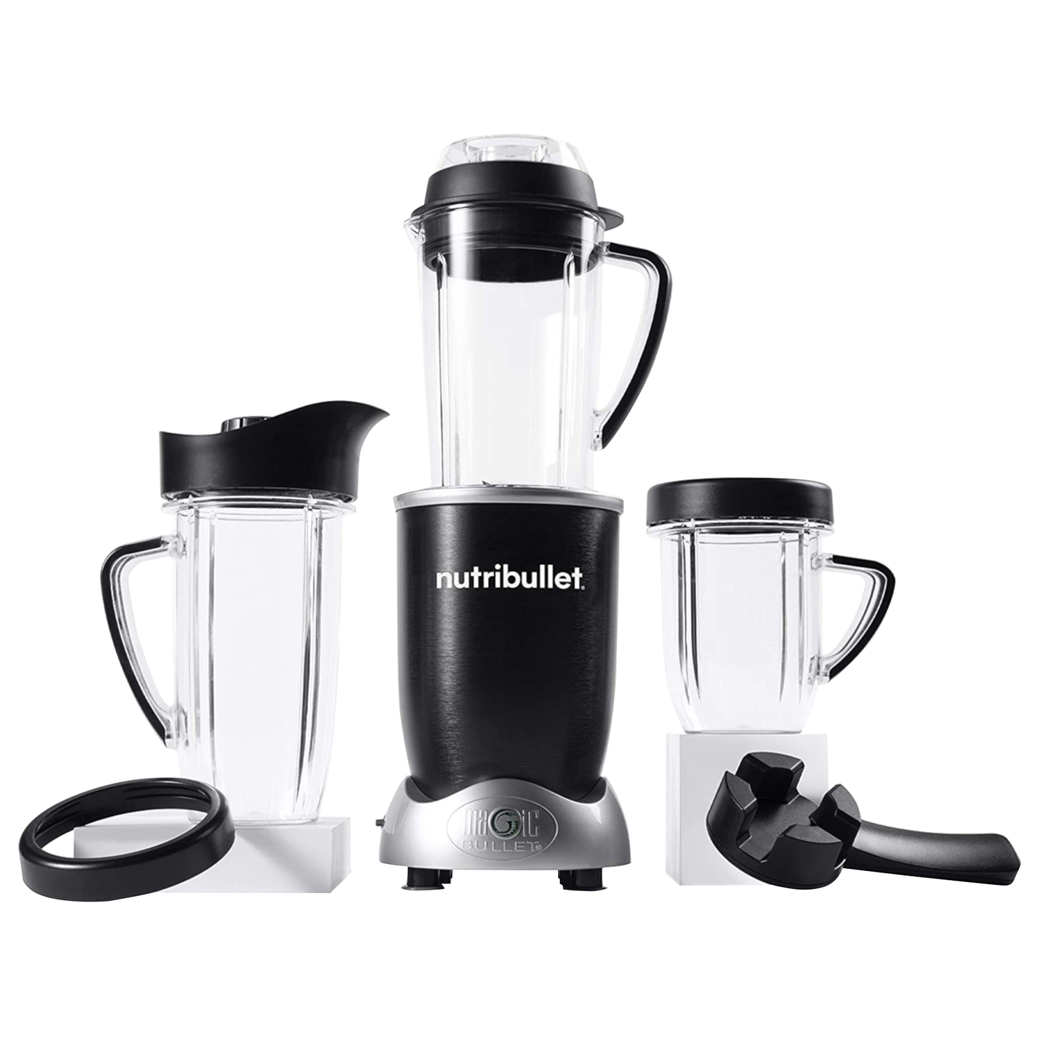 NutriBullet Black/Clear Plastic Blender 45 oz 1 speed