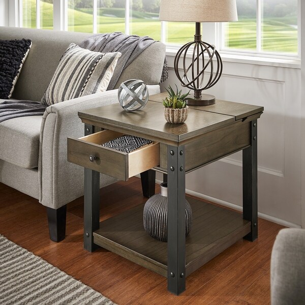 Richter Wood End Table by iNSPIRE Q Classic