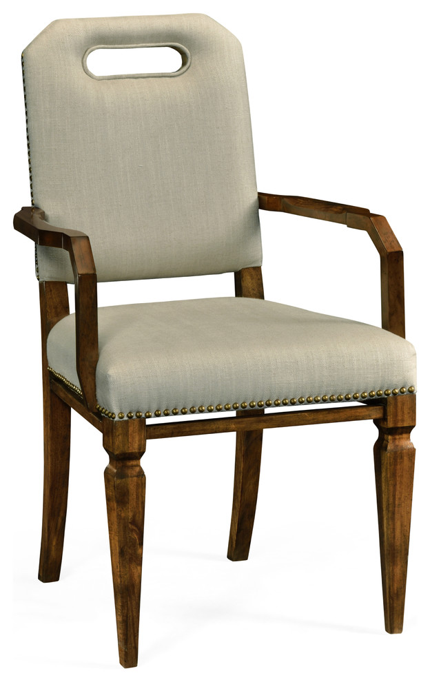 Contemporary Camden Dining Armchair  Upholstered in MAZO   Traditional   Dining Chairs   by Jonathan Charles Fine Furniture  Houzz