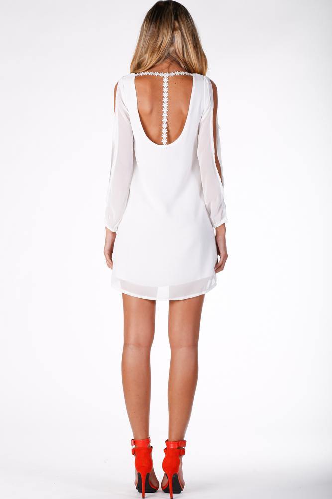 London Calling Dress White