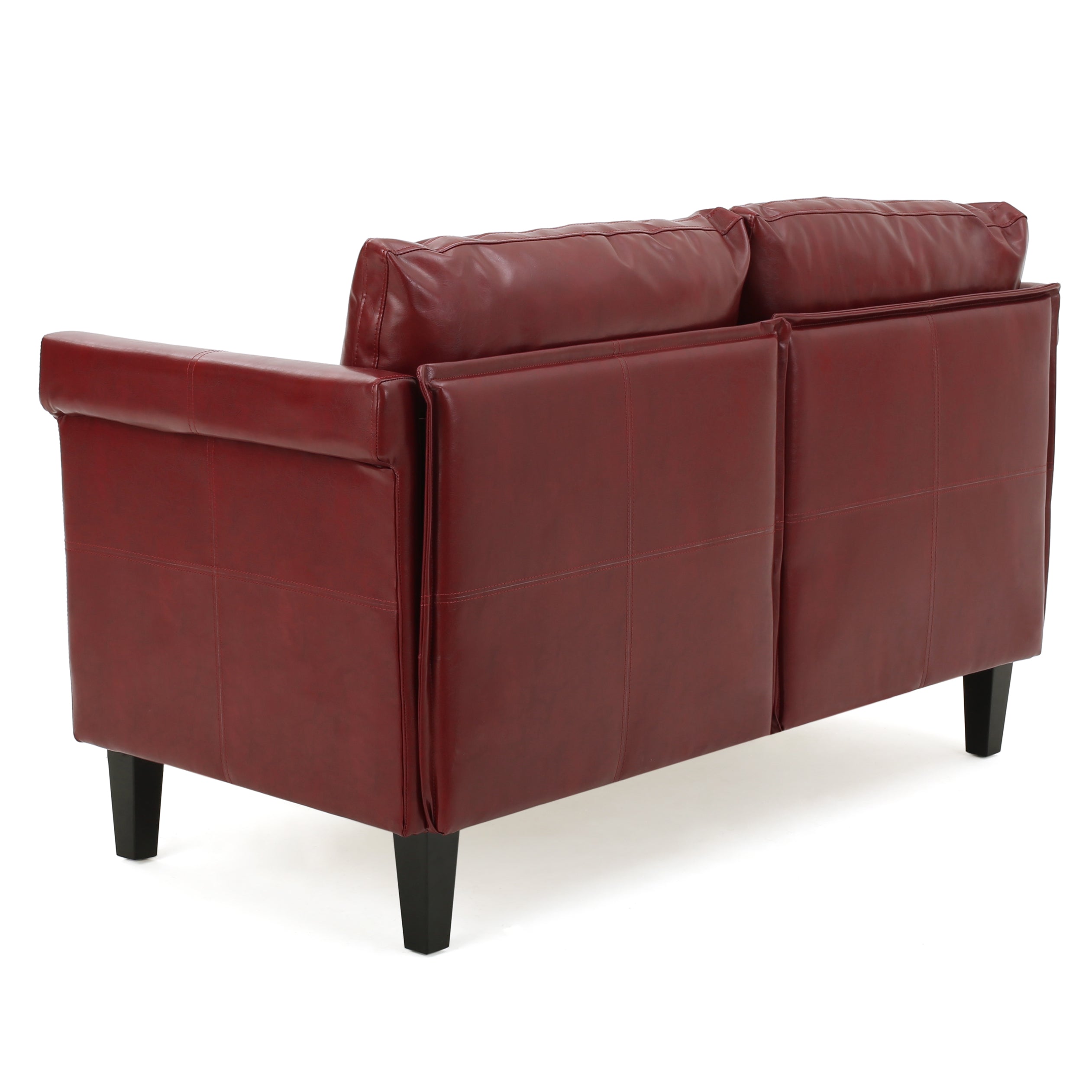 Harbison Leather Loveseat Settee