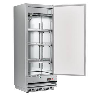 Koolmore 12 cu. ft. Commercial One Door Auto Defrost Upright Reach-In Freezer in Stainless Steel RIF-1D-SS12C