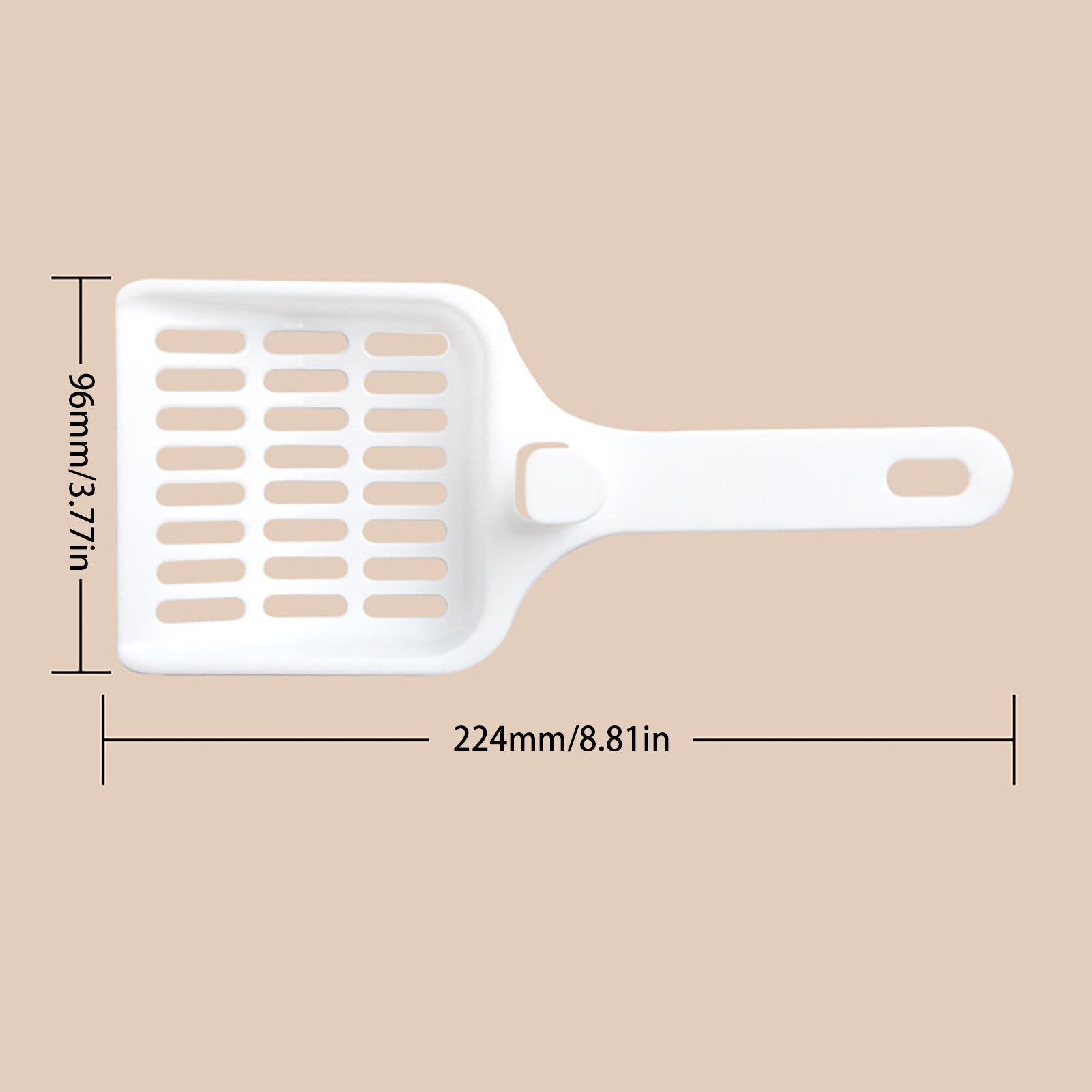 WANYNG Pet Cleaning Supplies Hook Integrated Sturdy And Durable Practical Cat Litter Shovel