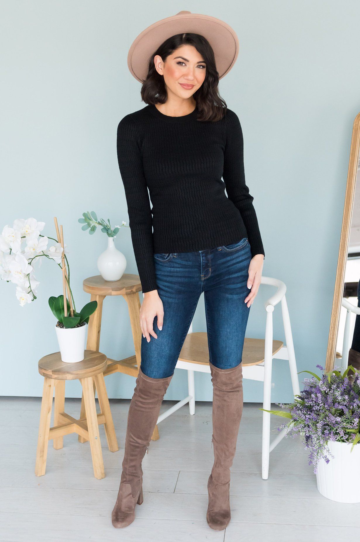 Fall Favorite Modest Sweater Top