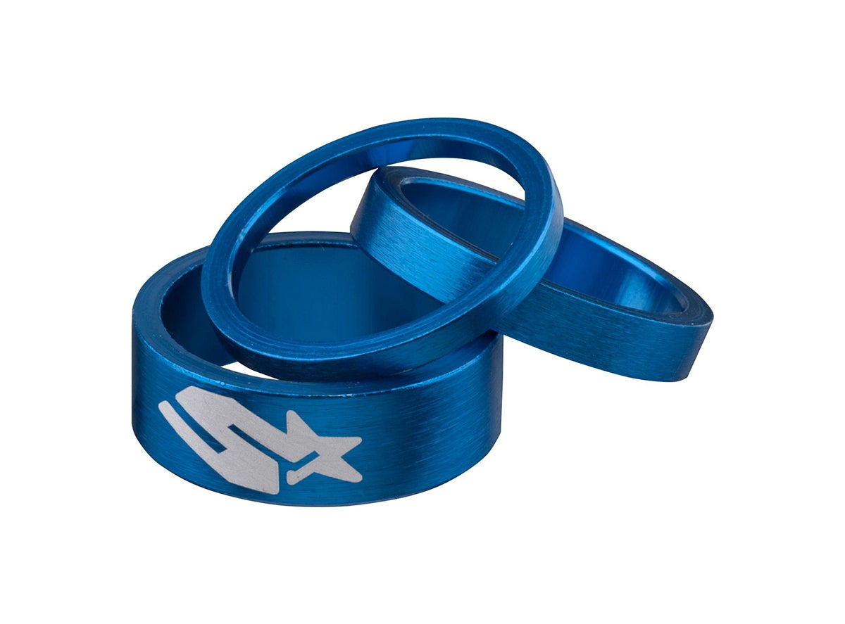 Spank Headset Spacer Kit - Blue