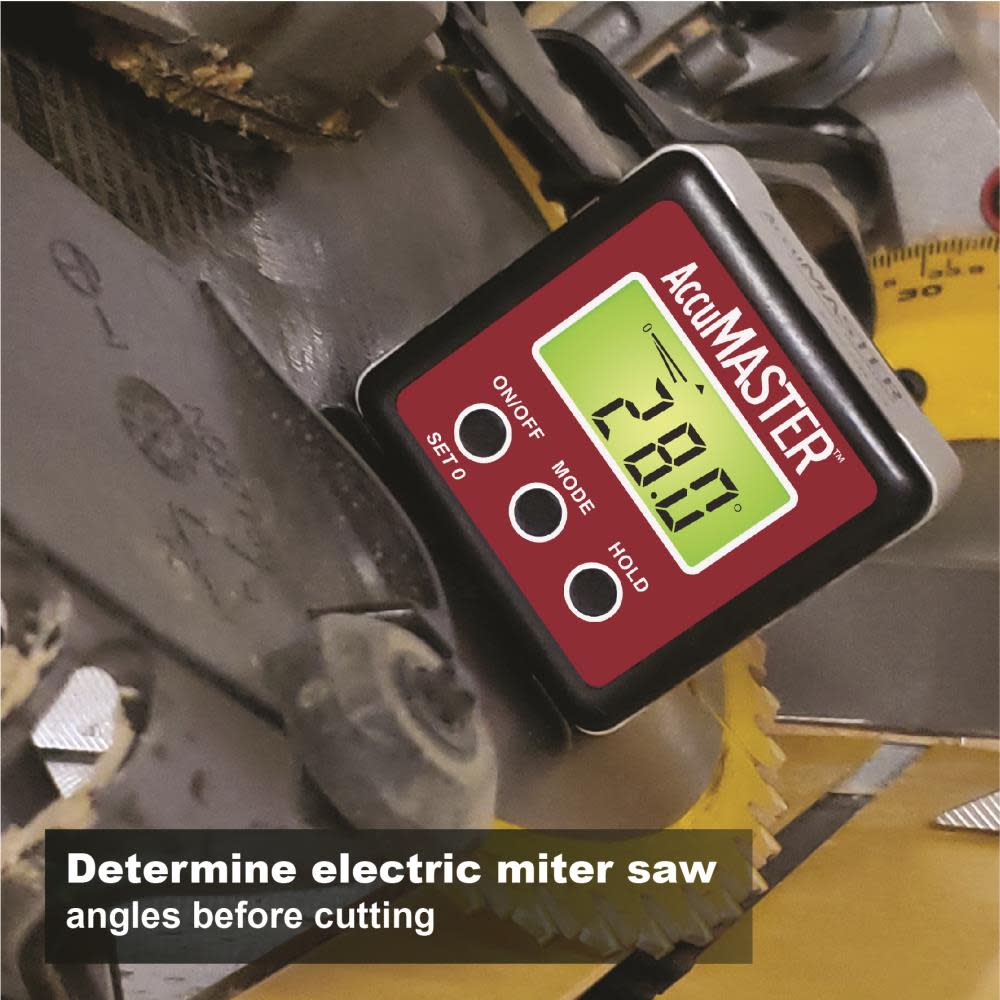 AccuMASTER 2-in-1 Digital Angle Gauge ;