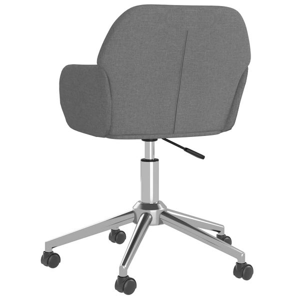 vidaXL Swivel Dining Chairs 2 pcs multi color Fabric