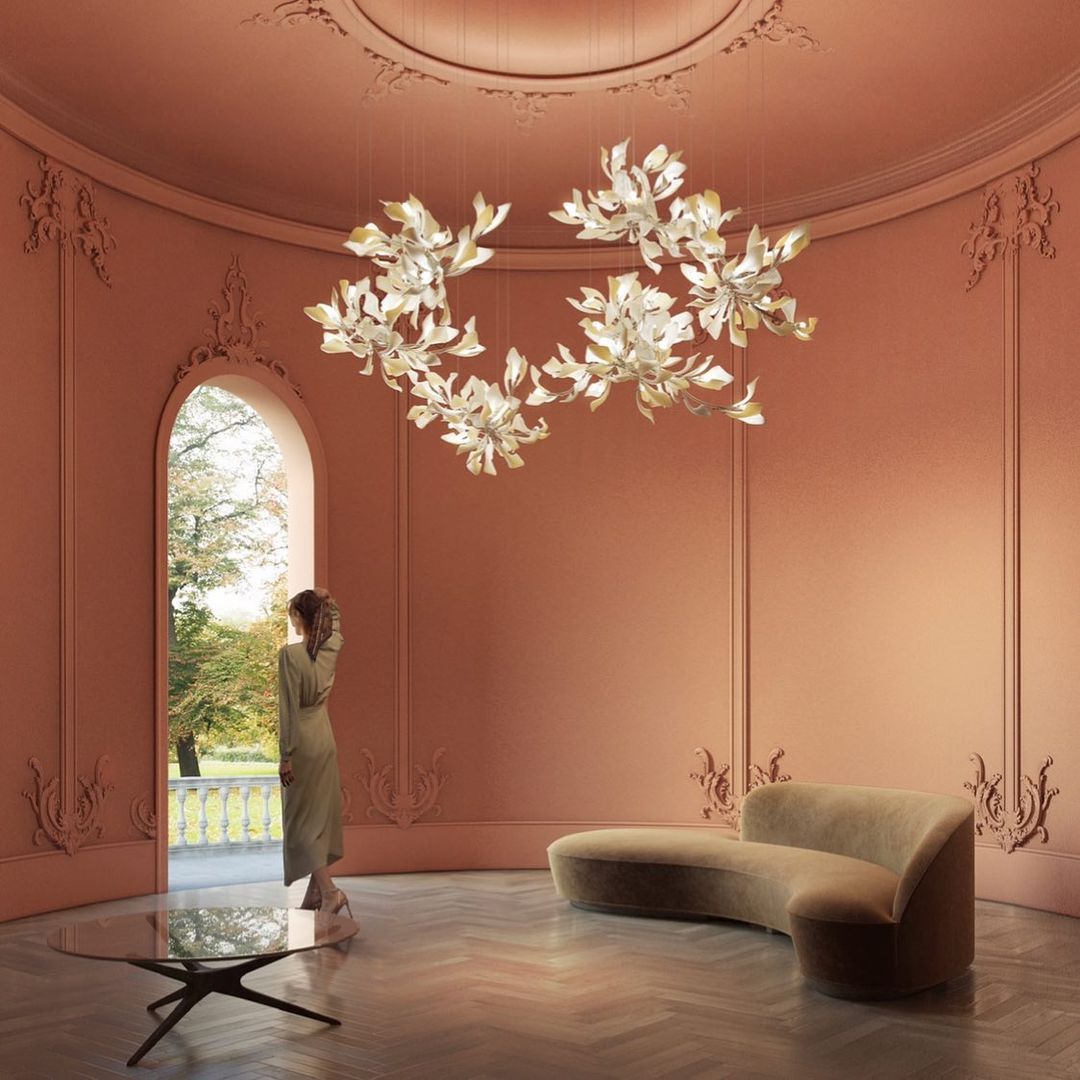 Gingko Leaves Chandelier