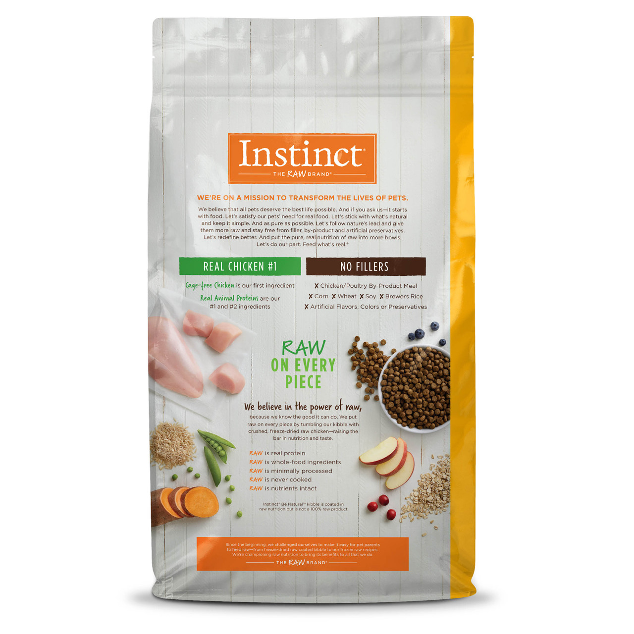 Nature's Variety Instinct Be Natural Chicken and Brown Rice Dry Dog Food