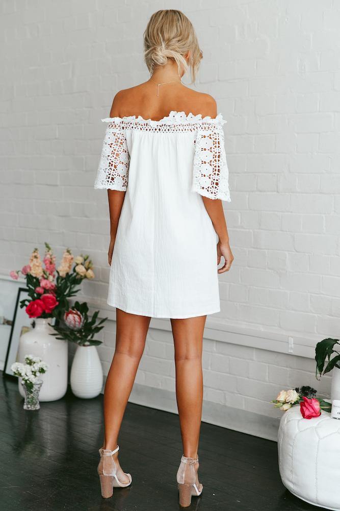 Kingston Dress White