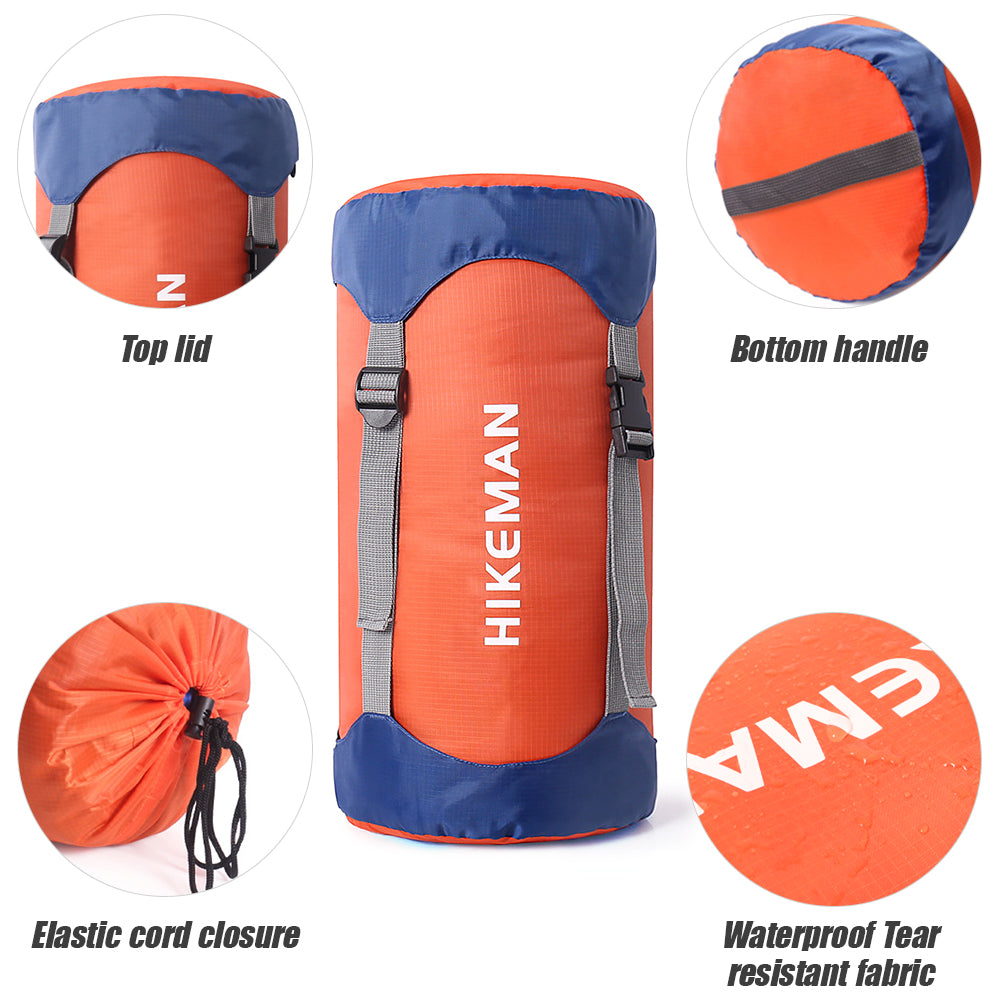 Andoer Sleeping Bag Stuff Sack Water-Resistant & Ultralight Outdoor Storage Bag Space Saving Gear for Camping Hiking Backpacking