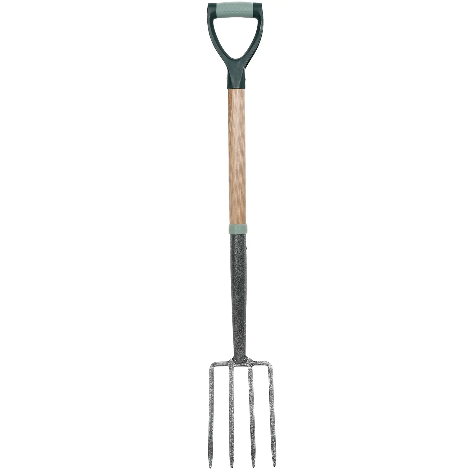 Durable Ergonomic D Grip Wooden Point Shovel Long Handle Garden Hand Gigging Tools