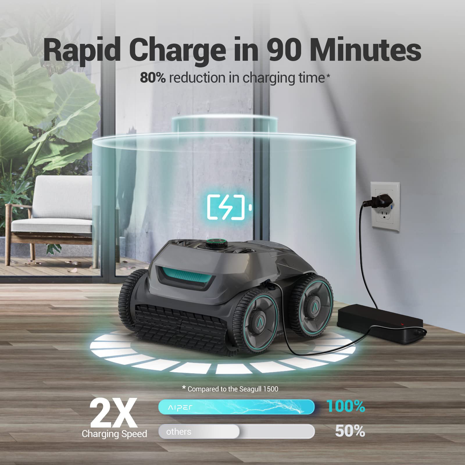 💥Cordless Robotic Pool Cleaner (2023 Upgrade)