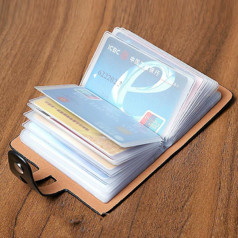 Anti-theft Swipe Antimagnetic Men's And Women's Large-capacity Multi-card Business Shielding Card Holder