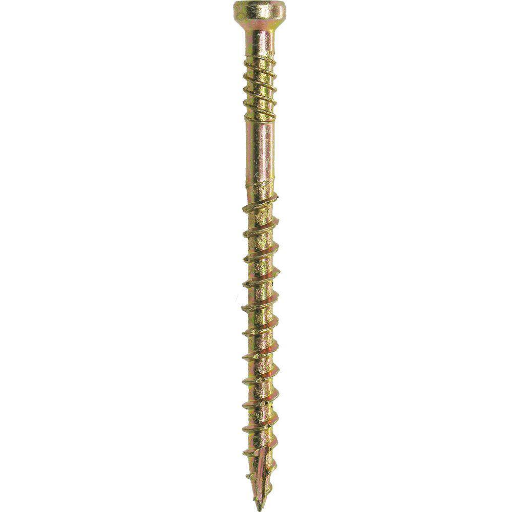 #8 in. in. x 2-14 in. Star Drive Trim Head Gold Construction Screw (1 lbs. - Pack) 214THGCS1