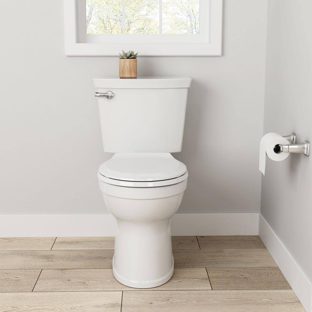 American Standard Champion Tall Height 2-Piece High-Efficiency 1.28 GPF Single Flush Round Front Toilet in White Seat Included (4-Pack) 747BA107SC4.020