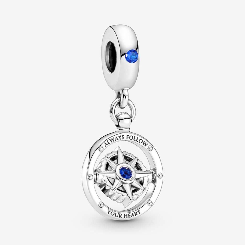 PANDORA  Spinning Compass Dangle Charm