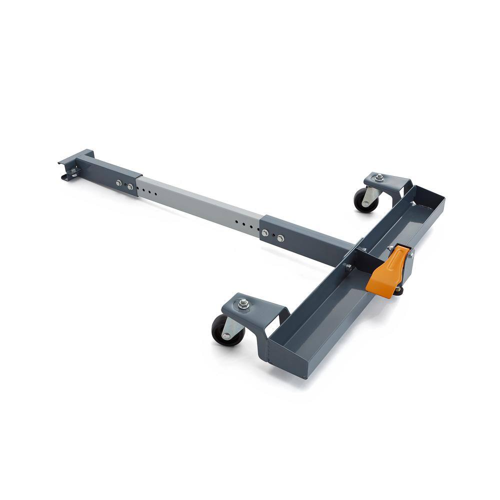 BORA Steel Super Duty 1500 lb. Capacity Universal Mobile Base + 32-45 in. Adjustable T-Extension Combo PM-3750