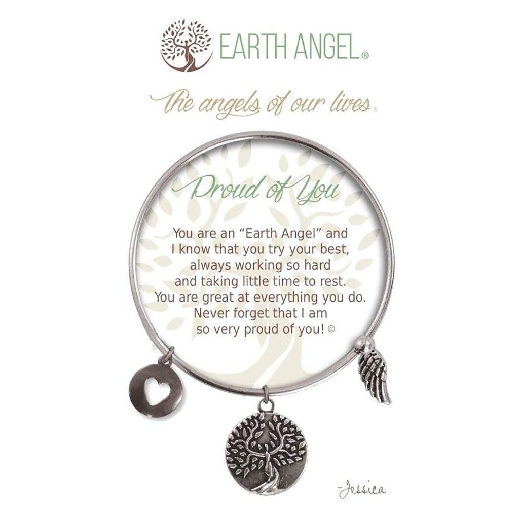 Earth Angel  Proud of You Bracelet in Silver