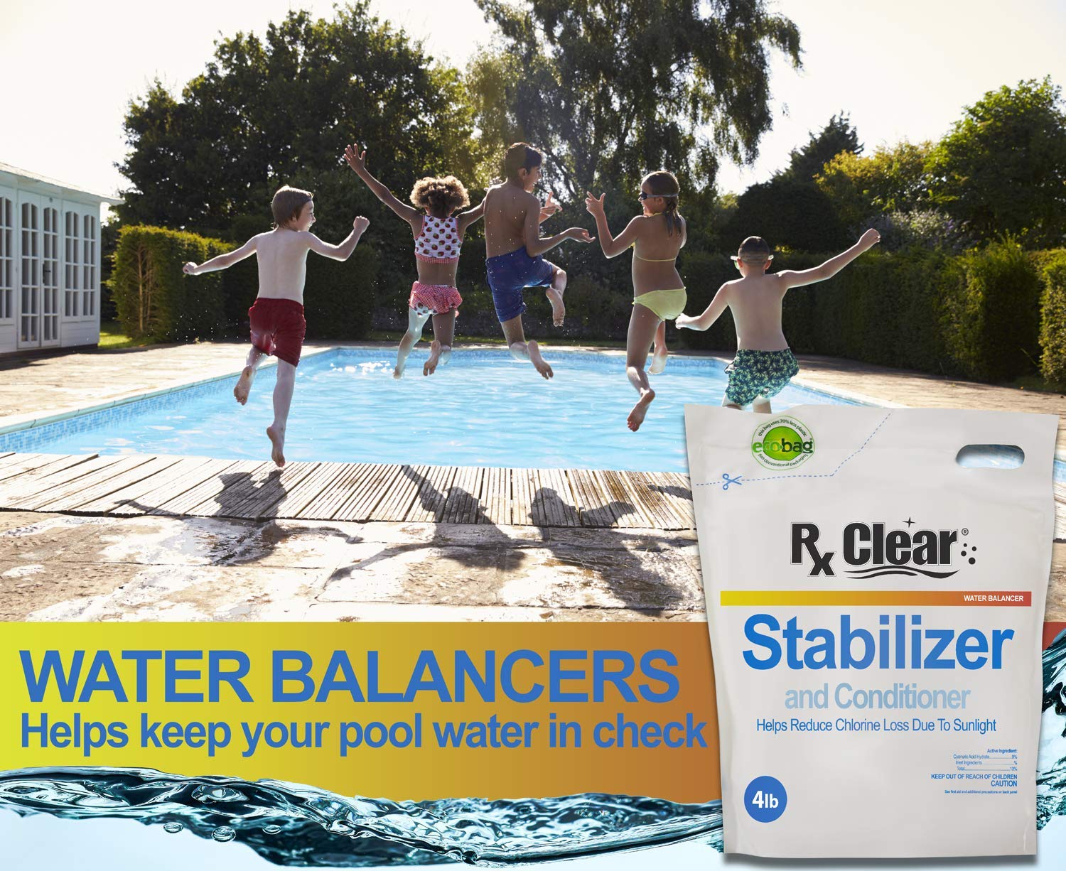 Rx Clear Spring Start-up Pool Chemical Kit - Up to 30,000 Gallons