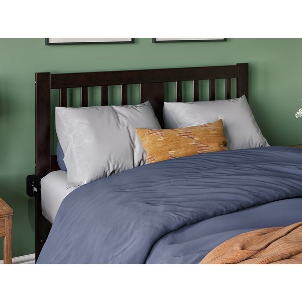 Tahoe Full Slatted Headboard in Espresso - - 37219651