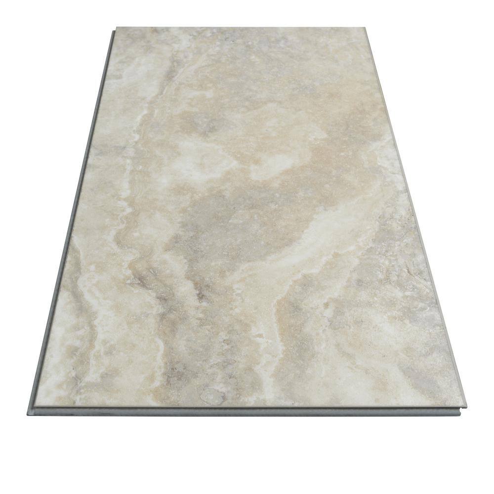 Shaw Vista Rocklyn 20 MIL x 12 in. W x 24 in. L Click Lock Waterproof Vinyl Tile Flooring (15.8 sqftcase) HD88101009