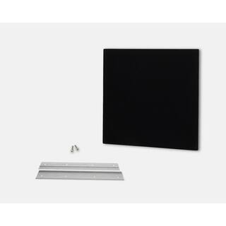 PROSOCOUSTIC WAVERoom Pro 1 in. x 24 in. x 24 in. Diffusion-Enhanced Sound Absorbing Acoustic Panel in Black WRP-Single-SmallPanel-BK