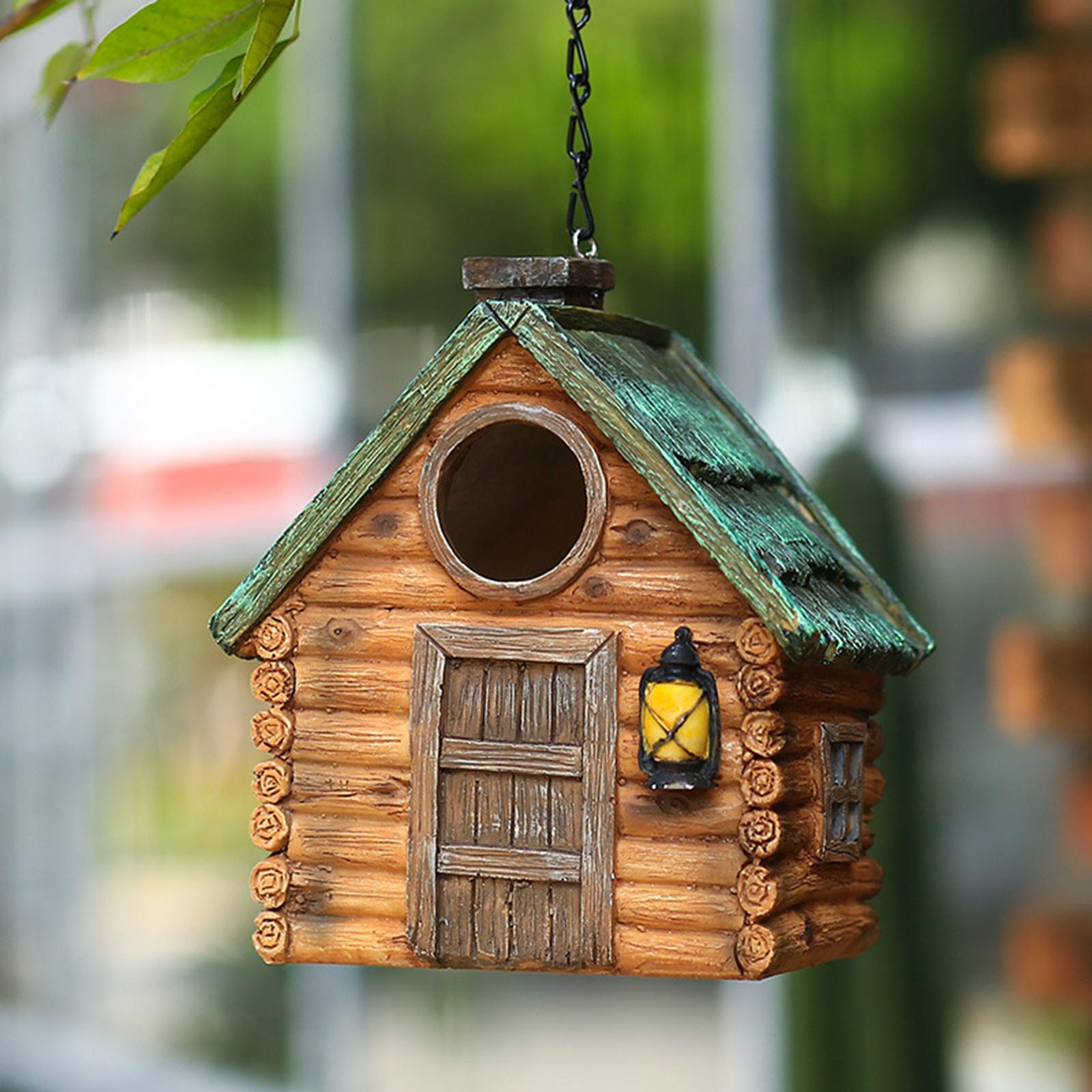 Hanging Birdhouses Shelter for Cardinal Bluebird for Home Courtyard Outdoor