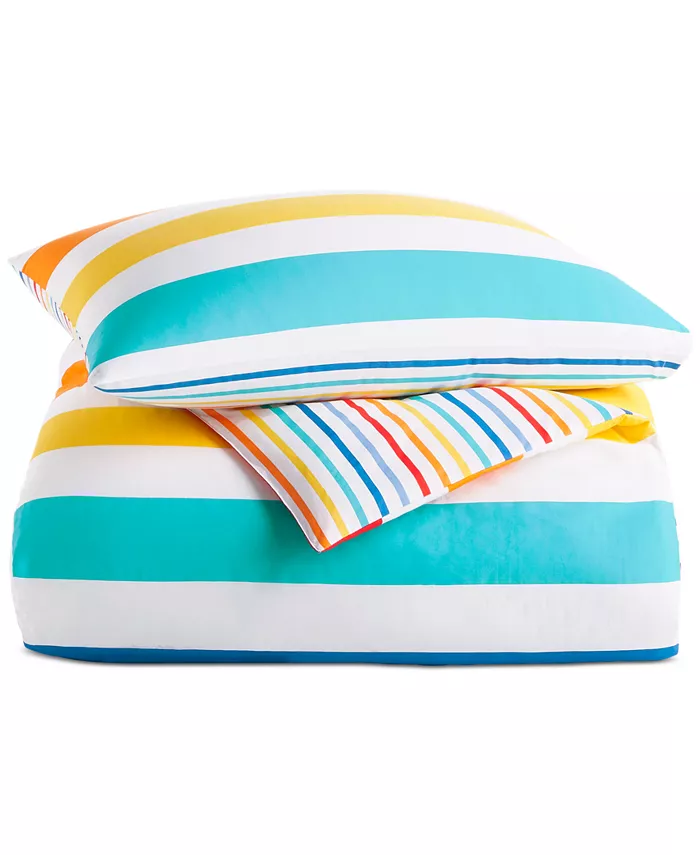 Charter Club Kids Rainbow Stripe Cotton 2-Pc. Comforter Set  Twin  Created for Macys