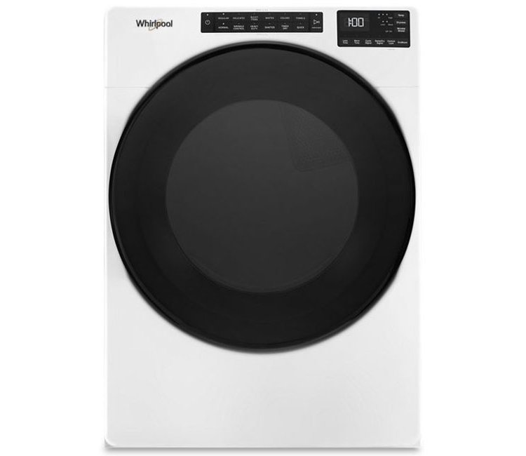 Whirlpool ADA 7.4 Cu. Ft. White Electric Wrinkle Shield Dryer