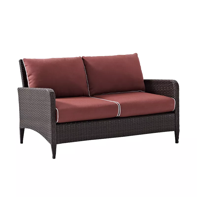 Crosley Kiawah Outdoor Wicker Loveseat