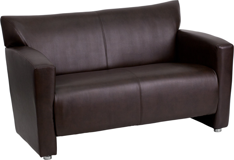 HERCULES Majesty Series Brown LeatherSoft Loveseat   Contemporary   Loveseats   by First of a Kind USA Inc  Houzz