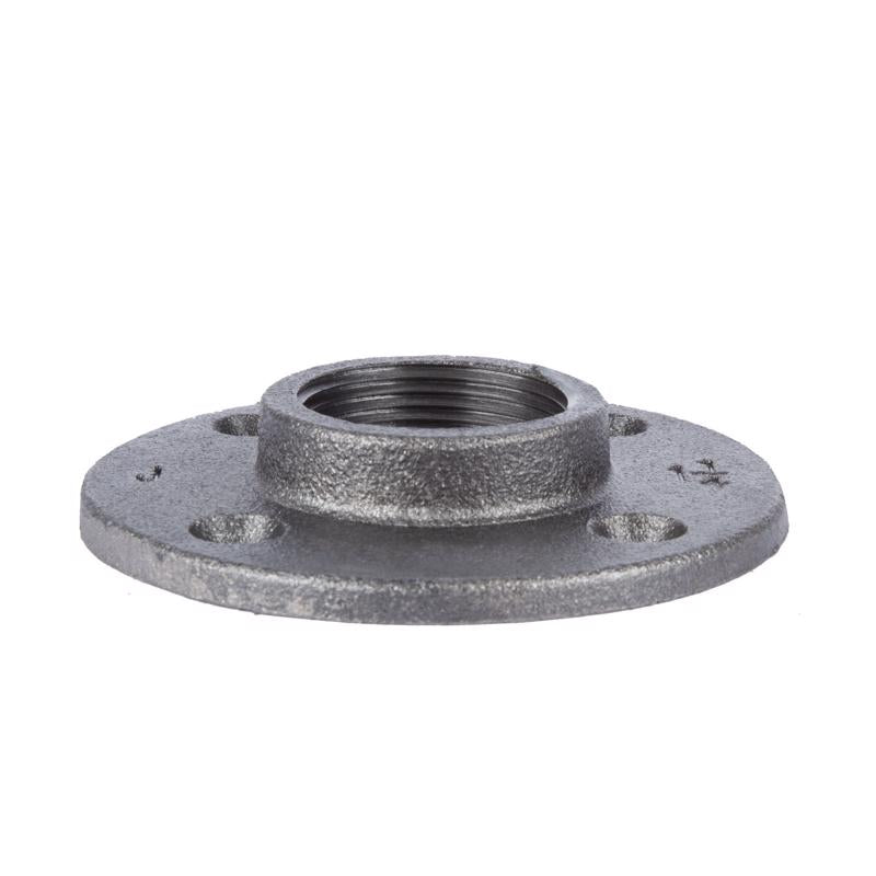 FLOOR FLANGE BLACK1-1/4