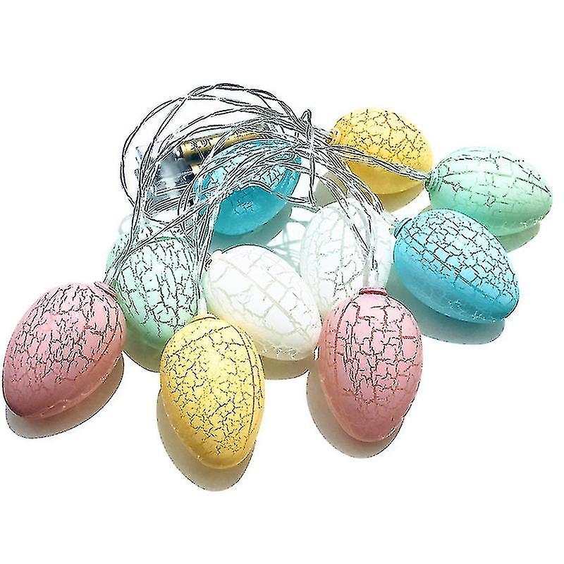 Strings Light Easter Egg Shape Ip44 Waterproof Battery Operated