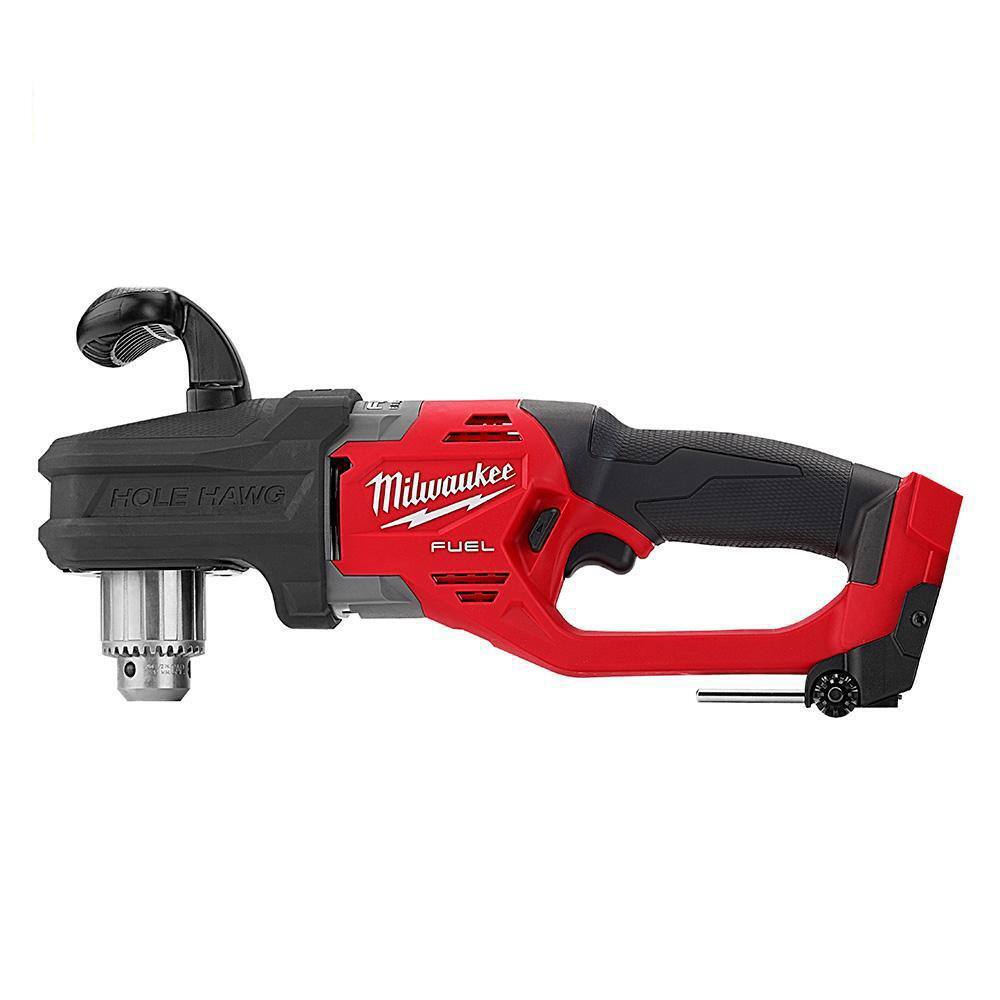 MW M18 FUEL GEN II 18V Lithium-Ion Brushless Cordless 12 in. Hole Hawg Right Angle Drill (Tool-Only) 2807-20