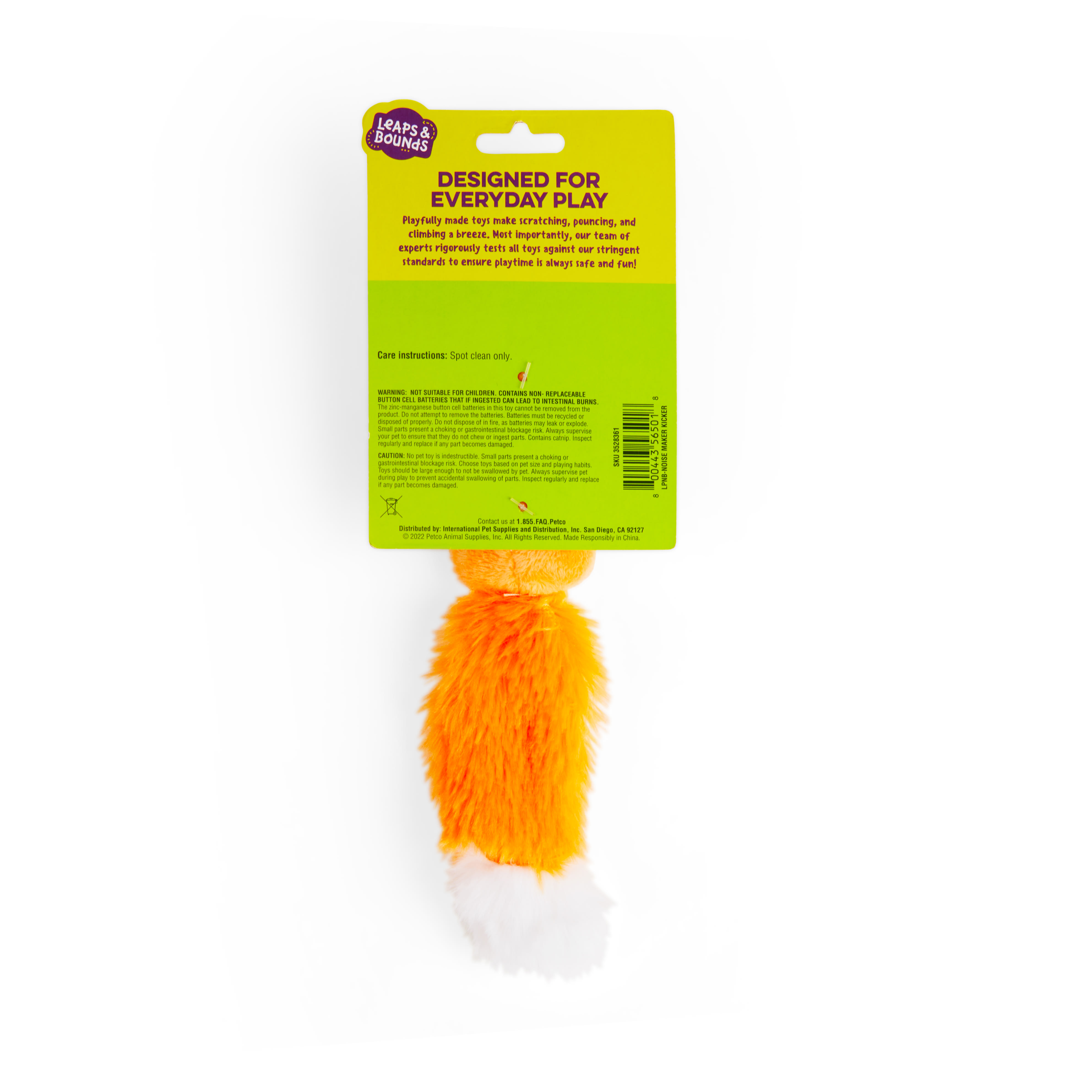 Leaps  Bounds Noise Maker Kicker Cat Toy