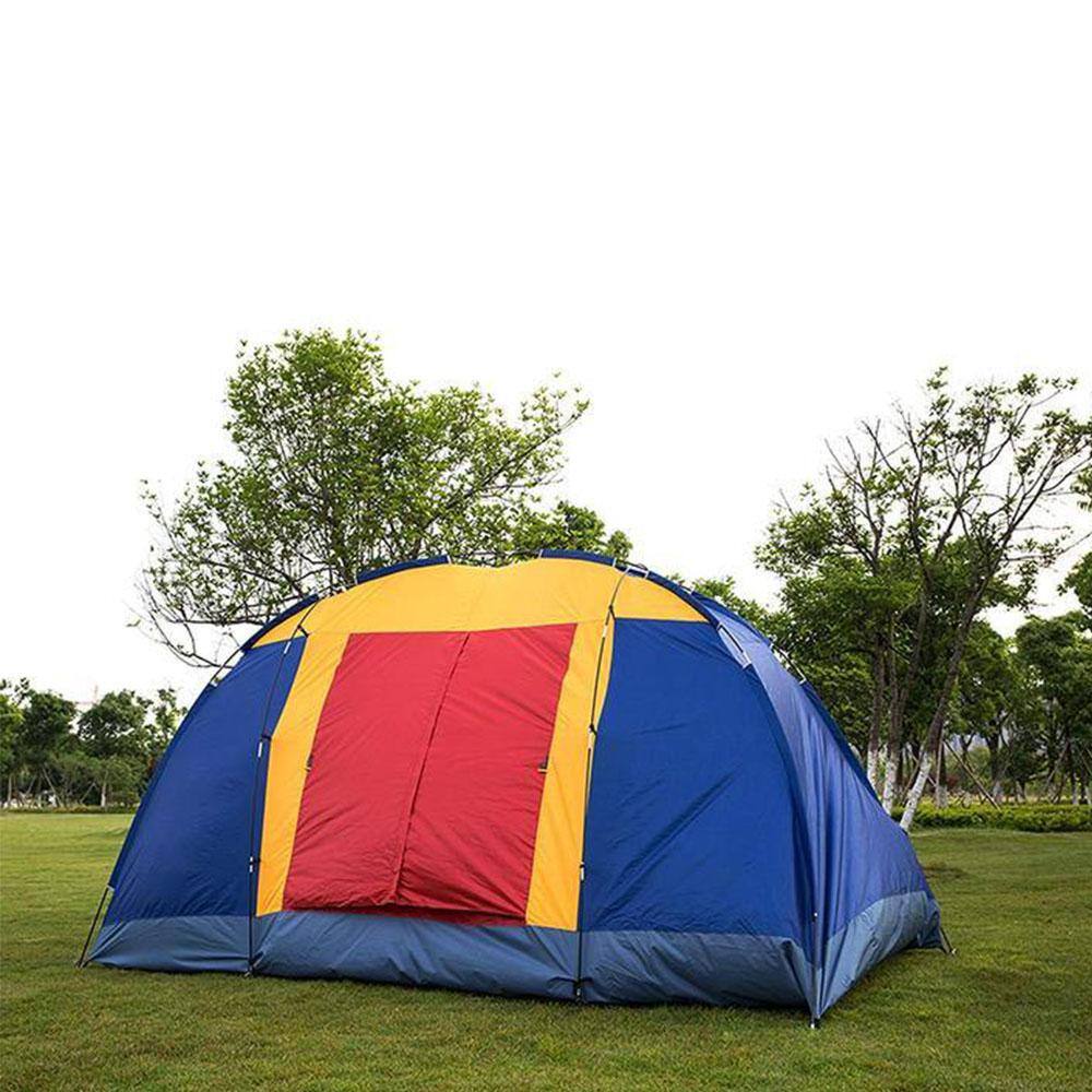 Cisvio Outdoor 8-Person Camping Tent Easy Set Up Party Large Tent for Traveling Hiking with Portable Bag Blue D0102HP0BEA