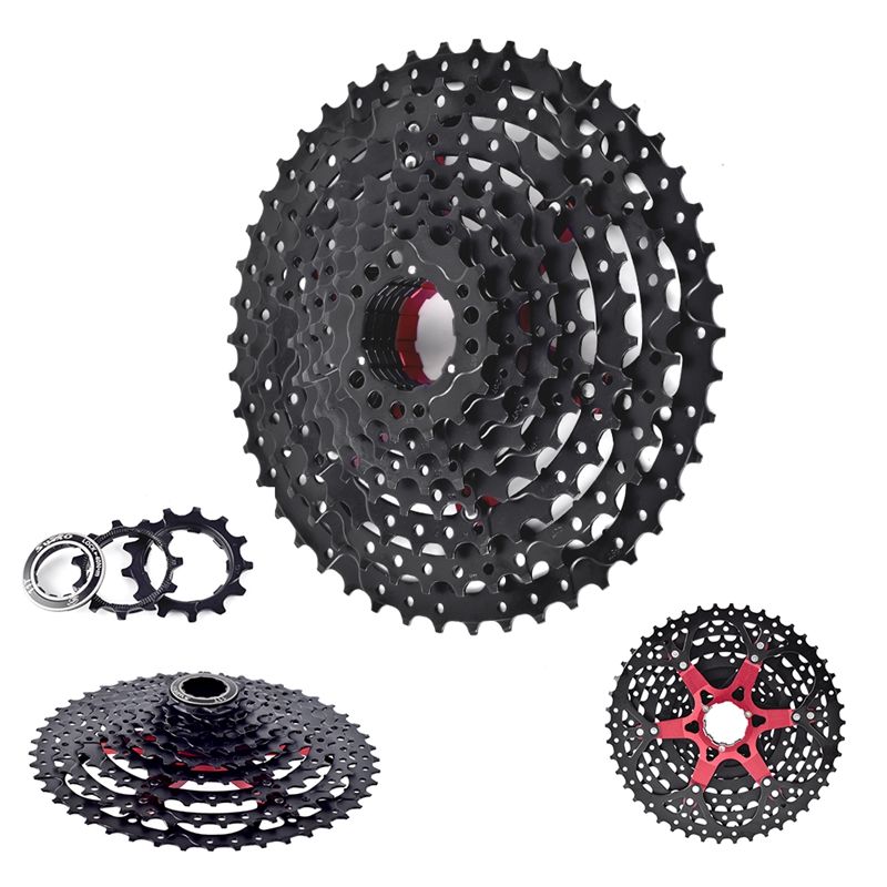 MTB Bicycle Flywheel 9 Speed 11 32/34/36/40/42/46/50T Mountain Bike Cassette For Shimano/SRAM