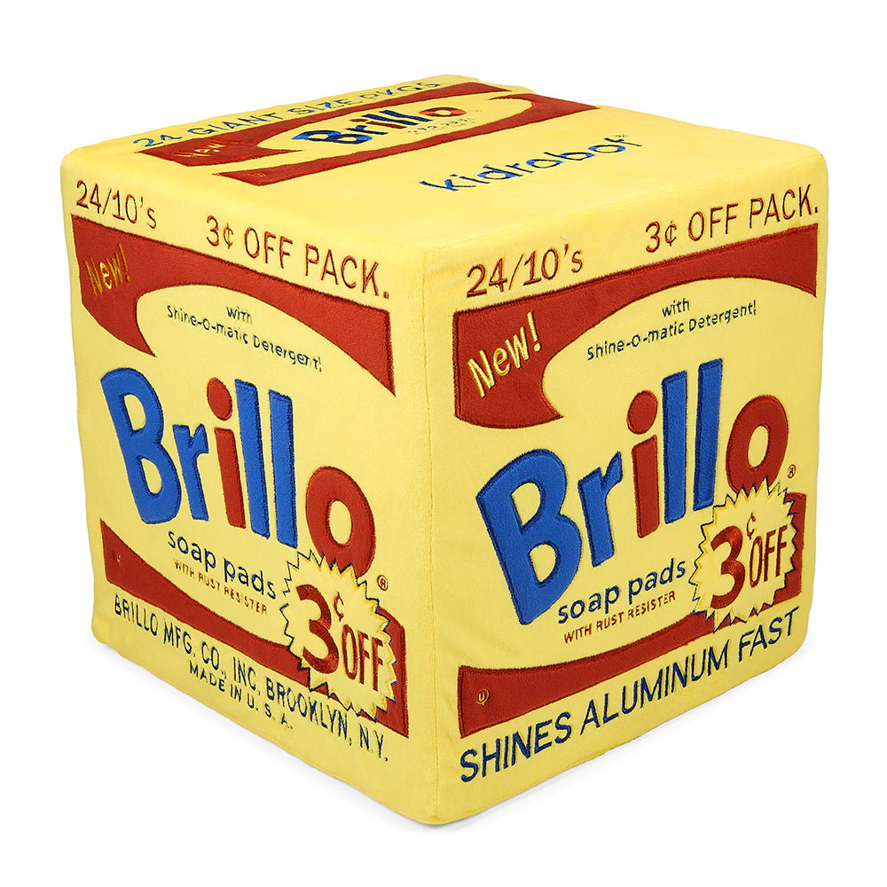 Andy Warhol 12” Yellow Brillo Box Plush (PRE-ORDER)