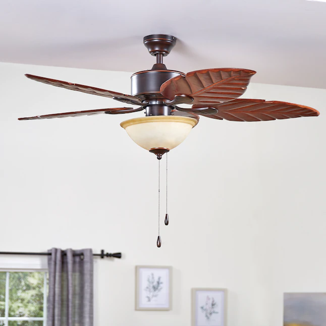 Harbor Breeze St Kitts 52-in Oil Rubbed Bronze LED Indoor/Outdoor Ceiling Fan with Light (5-Blade)